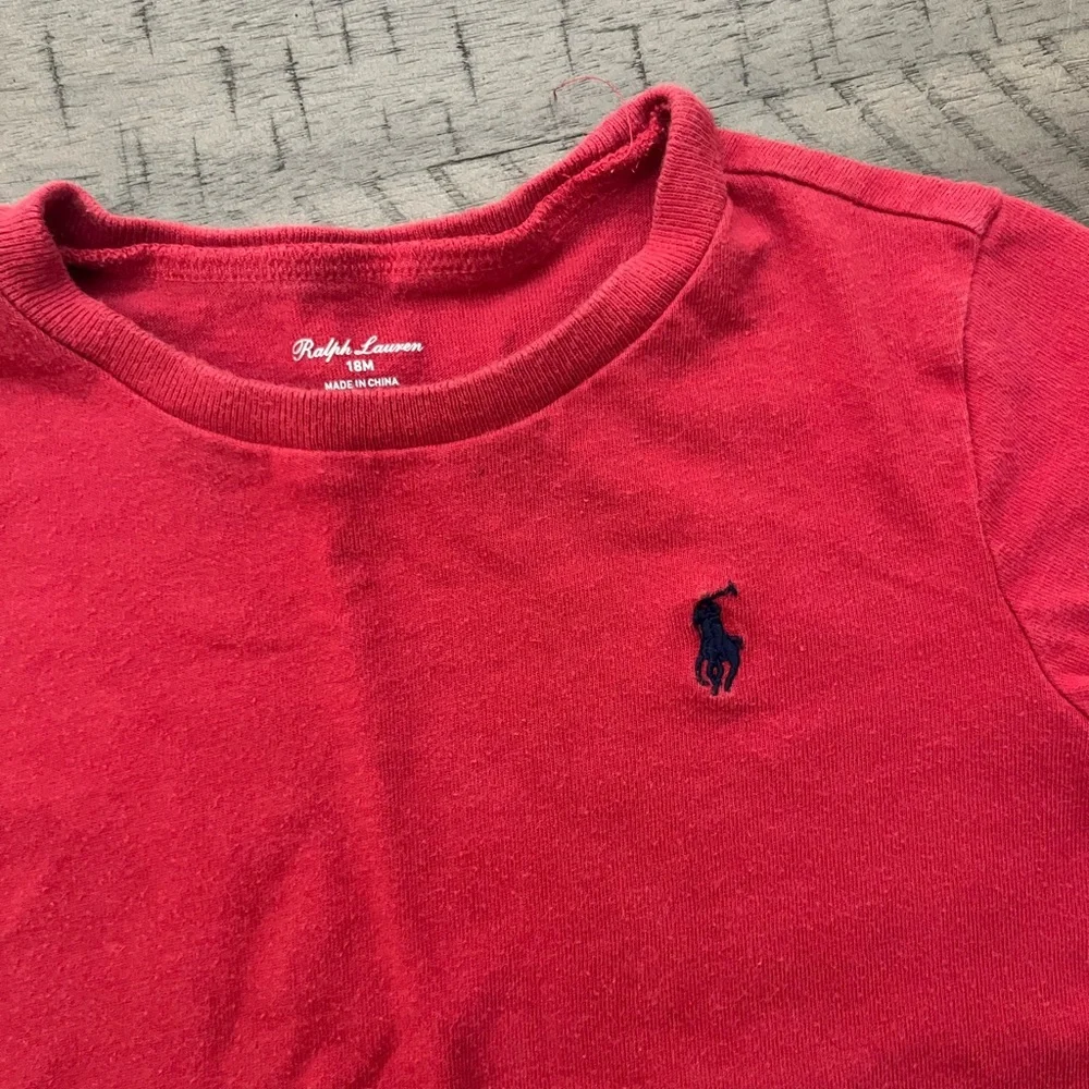 Ralph Lauren Kids Classic Red Tee